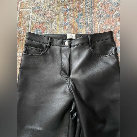 Wilfred Melina Low Rise Vegan Leather Pants - Picture 2 of 6